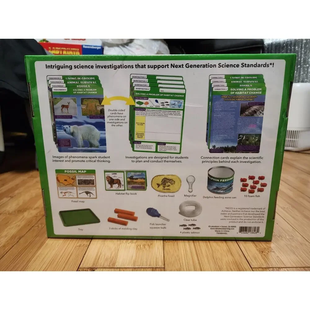 Lakeshore Meet The Standards - Habitats - 3rd Grade Life Science Kit NEW SEALED